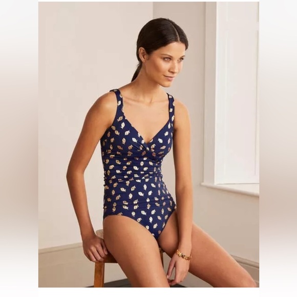 Boden Talamanca  Tankini TOP Navy CITRUS FRUIT SIZE 16-18.A1 - Picture 3 of 7